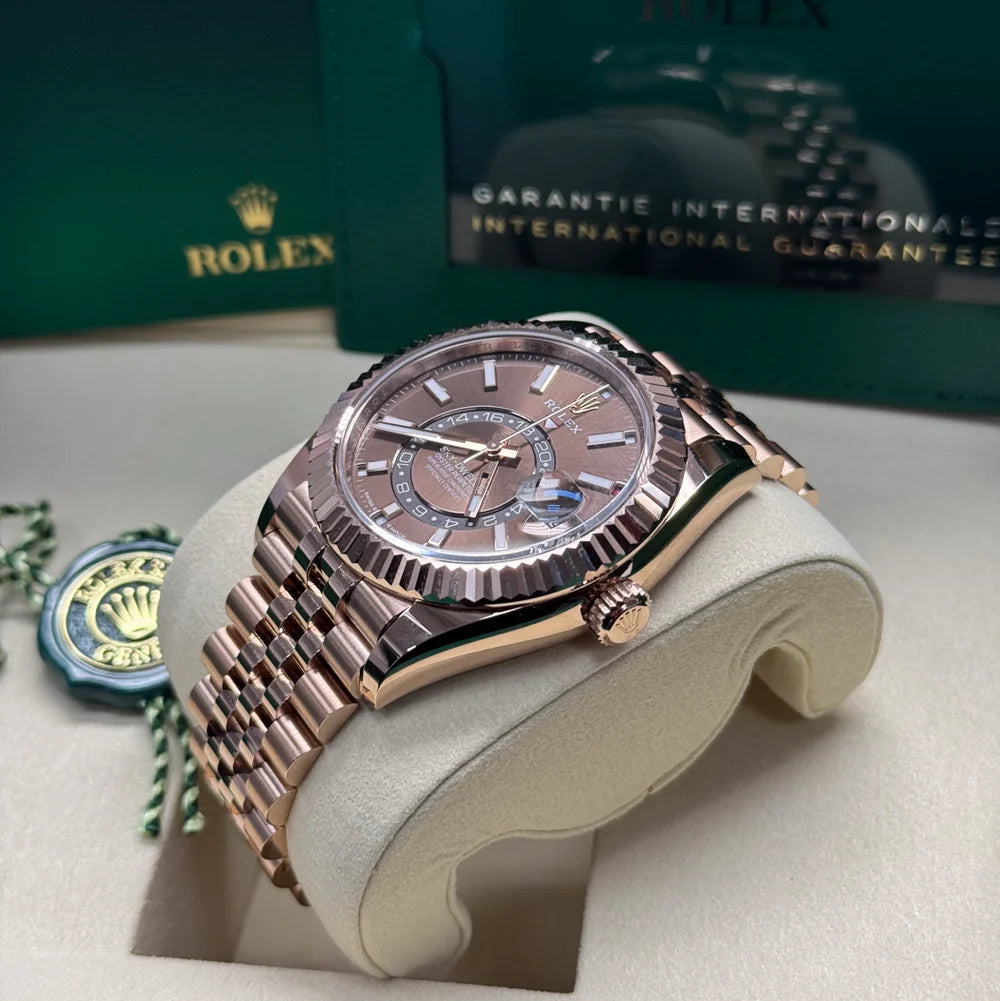 Rolex Sky-Dweller Rose Gold Jubilee Bracelet