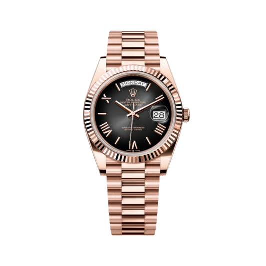 Rolex Day-Date – Rose Gold – Slate Ombre Dial –