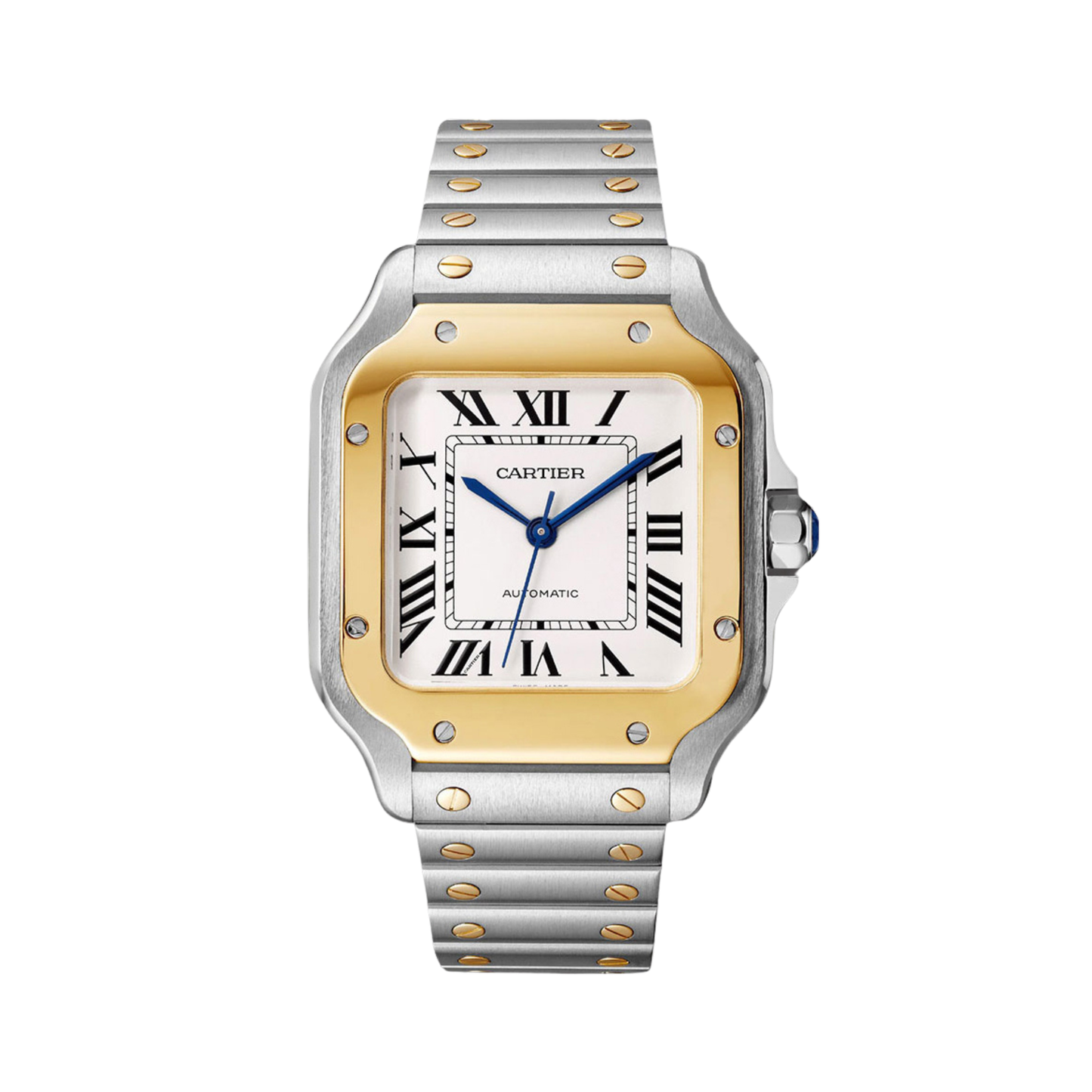 Cartier Santos de Cartier Large W2SA0009 in Yellow Gold & Steel