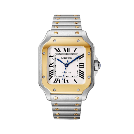 Cartier Santos de Cartier Large W2SA0009 in Yellow Gold & Steel