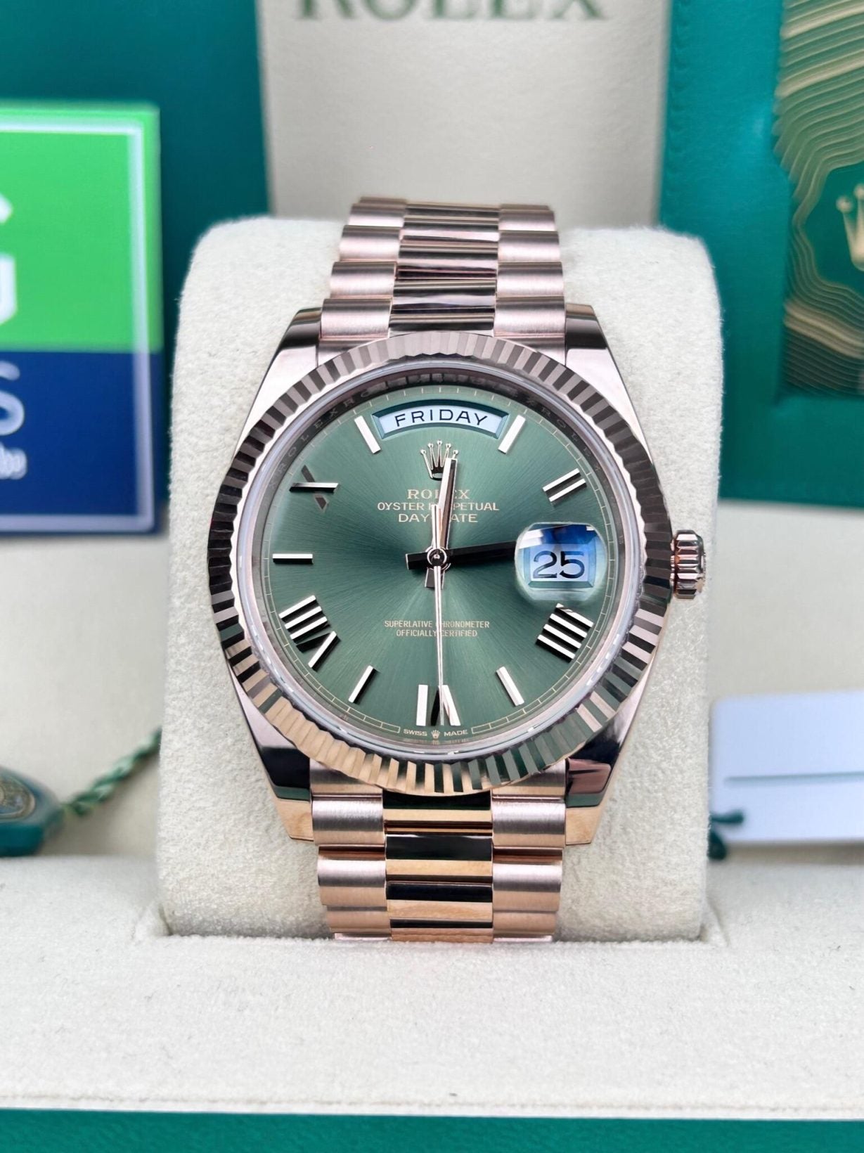 Rolex Day-Date – Cadran Vert Olive
