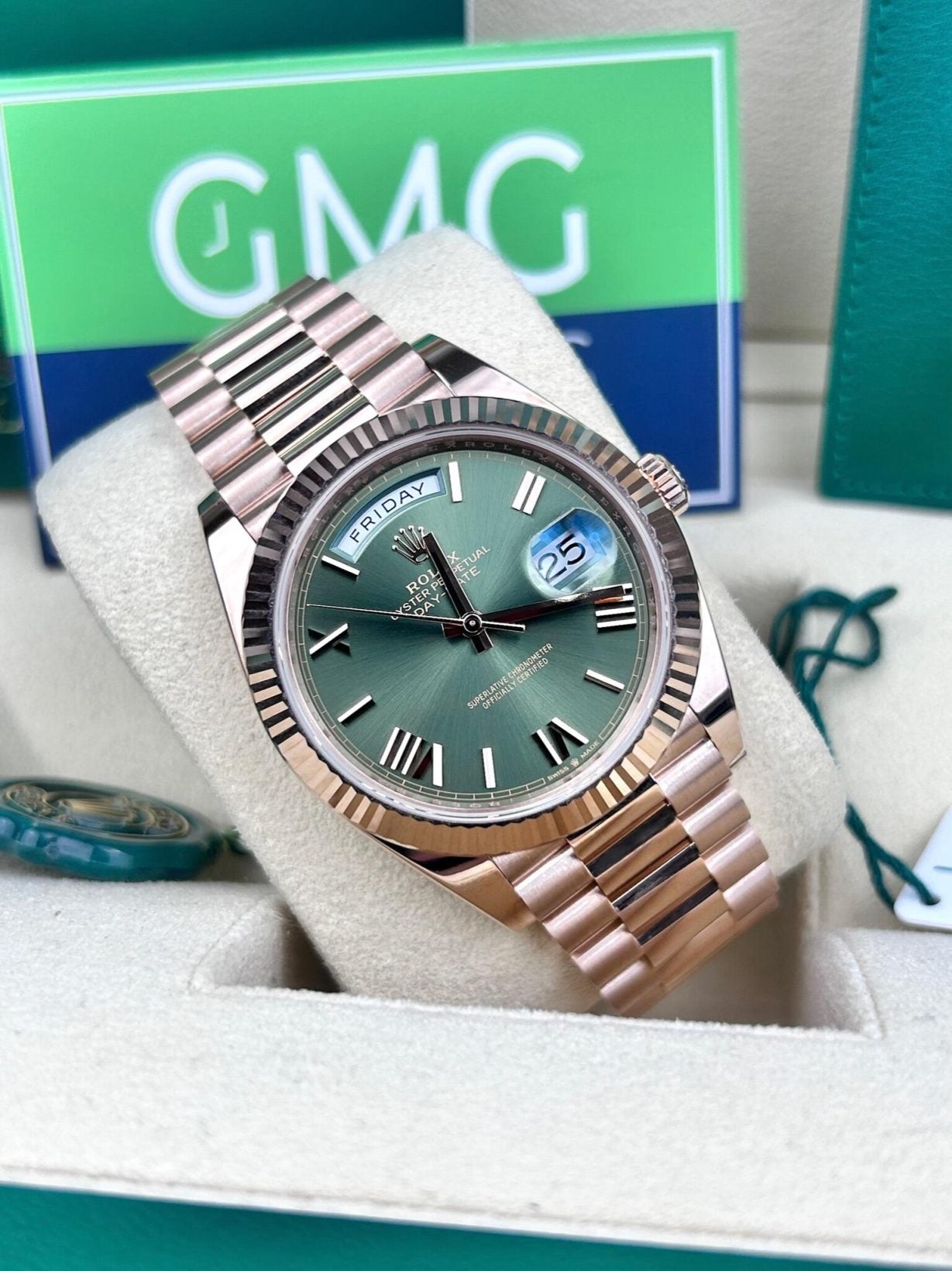 Rolex Day-Date – Cadran Vert Olive
