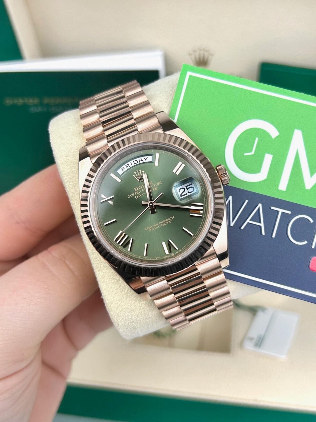 Rolex Day-Date – Cadran Vert Olive