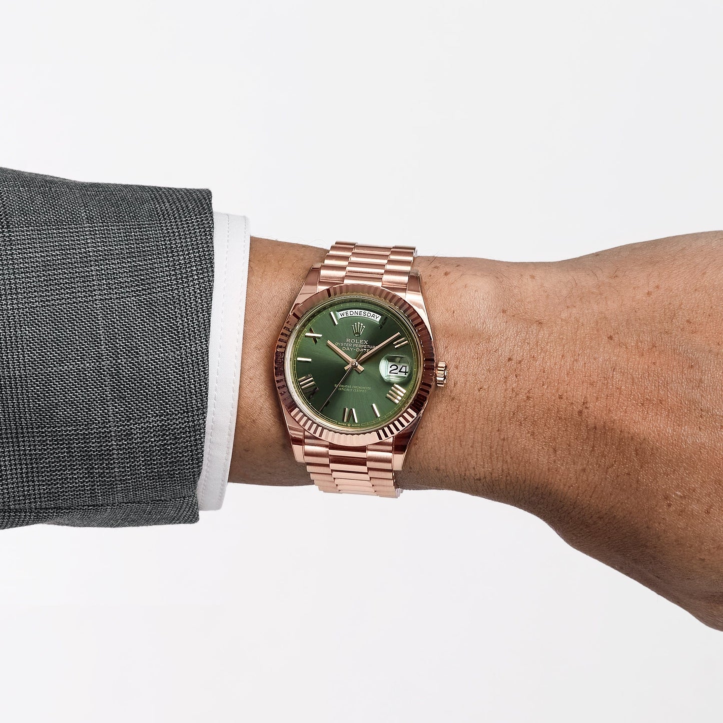 Rolex Day-Date – Cadran Vert Olive