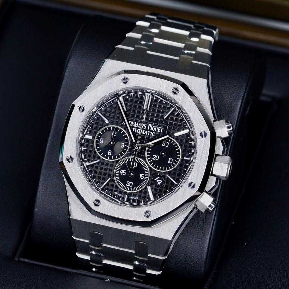 Audemars Piguet  Royal Oak Chronograph Black Dial